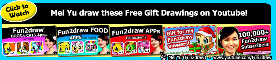 Check out these fun free gift drawings from Mei Yu on Fun2draw's YouTube channel!