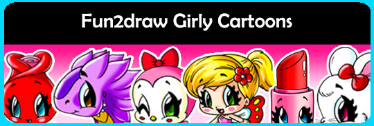 Draw colorful, pretty girly drawings, like faries, flowers, makeup, unicorns, and more.