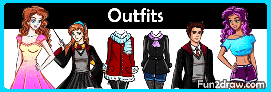 How to draw tutorials on drawing outfits.