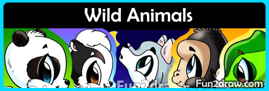 Art tutorials on how to draw wild animals.