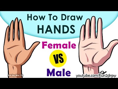 Learn how to draw hands for guys and girls for your own anime/manga characters.