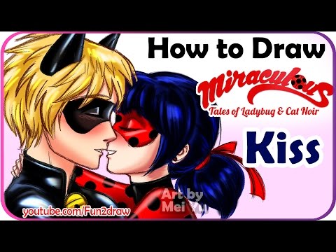 Learn to draw Miraculous Ladybug and Cat Noir in an anime/manga style.