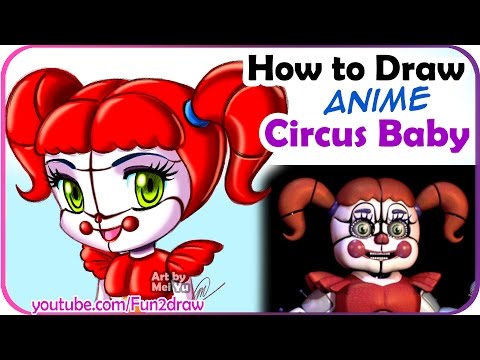 Drawing Circus Baby from FNAF: Sister Location.