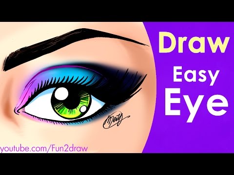 Learn how to draw an anime/manga eye easy!