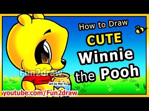 Learn to draw Winnie the Pooh in this art video.