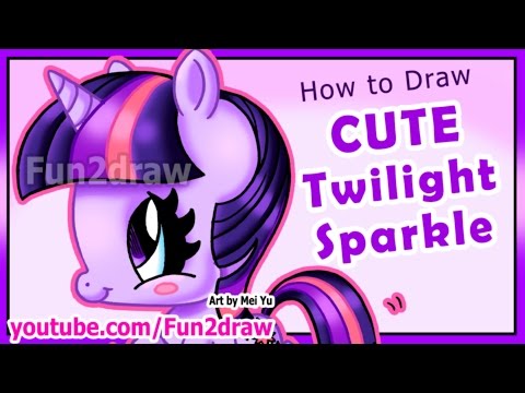 Drawing cute Twilight Sparkle from MLP!