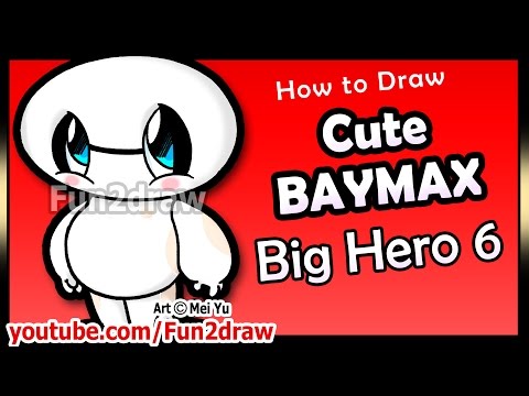 Learn to draw Baymax from Big Hero 6!