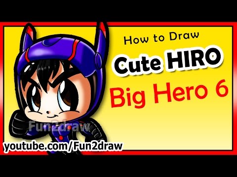 Drawing Hiro from Big Hero 6 step by step easy.