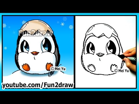 Learn to draw Private from Penguins of Madagascar cute and easy!