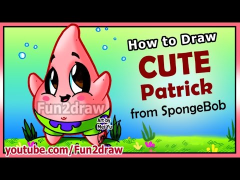Learn to draw Patrick from Spongebob Squarepants step by step.