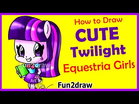 How to draw Twilight Sparkle from My Little Pony: Equestria Girls!