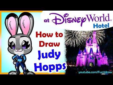 Watch how to draw Judy Hopps from Zootopia cute and easy!