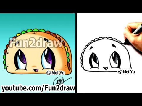 Watch how to draw a taco quick and easy!