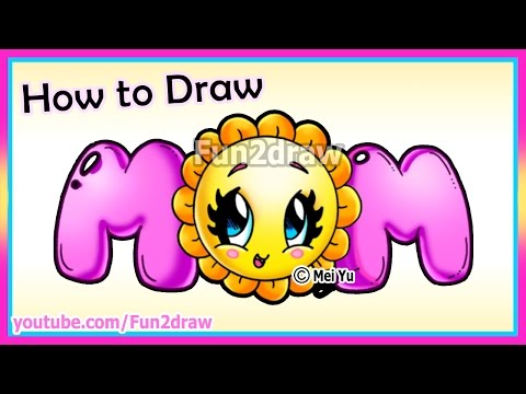 Art video on drawing a cute gift for Mom.