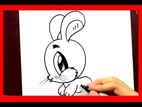 Learn to draw a cute bunny easy!