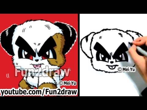 Learn to draw a cute angry dog!