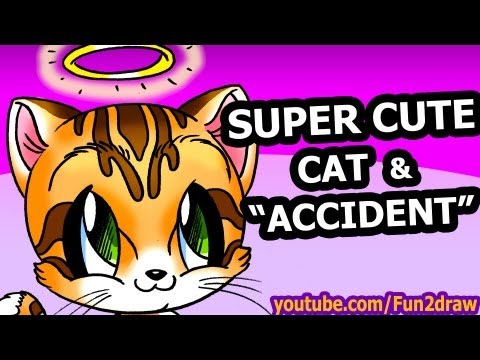 Learn how to draw a cat that's cute and totally "innocent!"