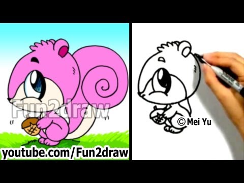 Mei Yu teaches you how to draw a squirrel in this art video.