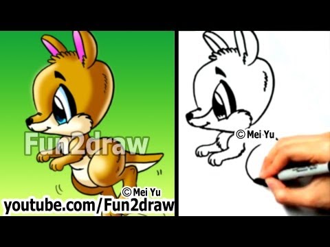 Learn how to draw a kangaroo in this fun drawing video!
