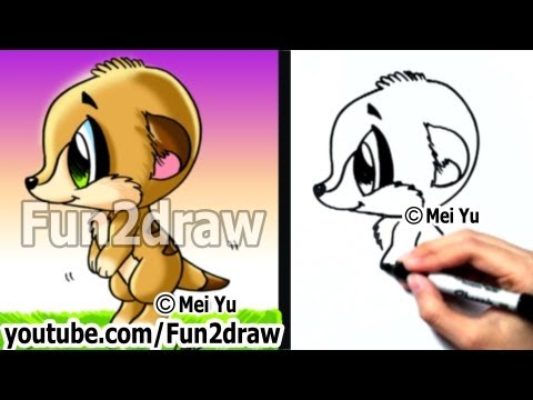 Learn how to draw a meerkat step by step!