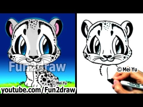 Mei Yu shows you how to draw a snow leopard in this art video!