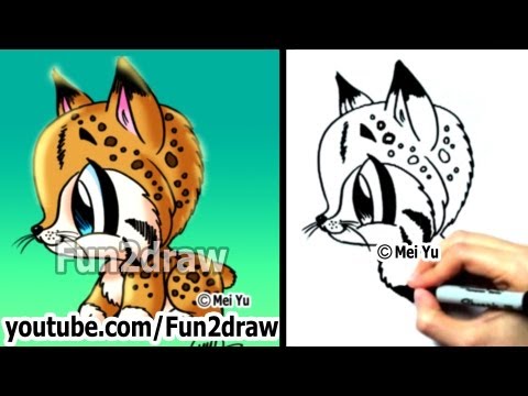 Learn how to draw a bobcat in this drawing tutorial!