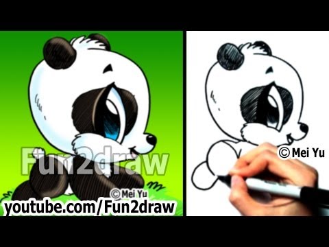 Mei Yu teaches you how to draw a panda in her cute Fun2draw style!