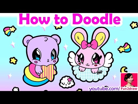 Mei shows you how to doodle a cute bear and bunny in this fun art video!